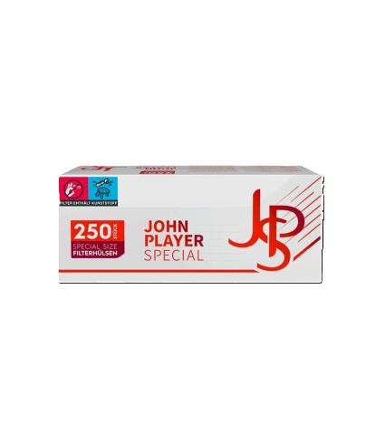 JPS Red Special Size Filter Hülsen 250 Stück – Stopfhülsen