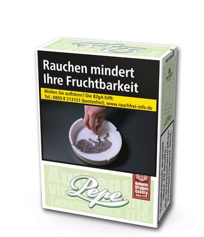 Pepe Bright Green L 20 Zigaretten