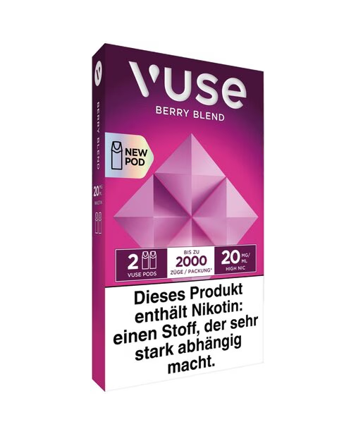Vuse Pod Core Berry Blend – 2 Pods mit 20mgml Nic Salt