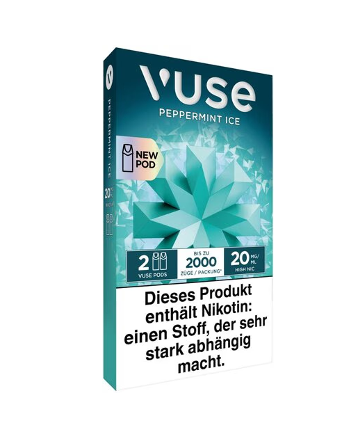 Vuse Pod Core Peppermint Ice – 2 Pods mit 20mgml Nic Salt