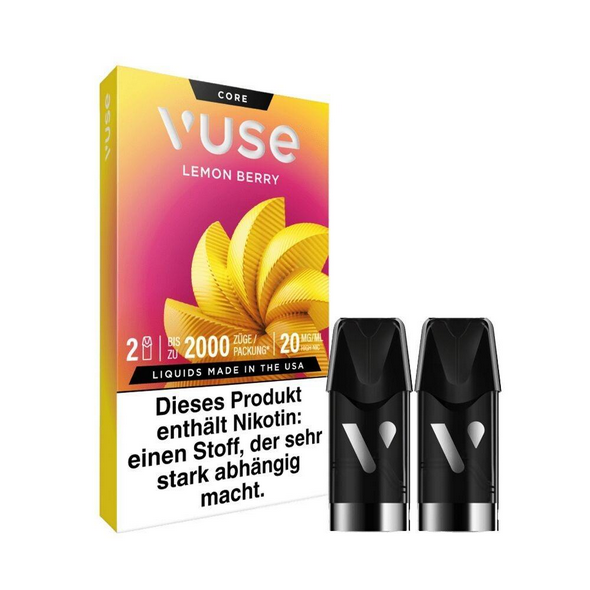 Vuse Pods Core Lemon Berry – 2x2ml mit 20mg Nic Salt