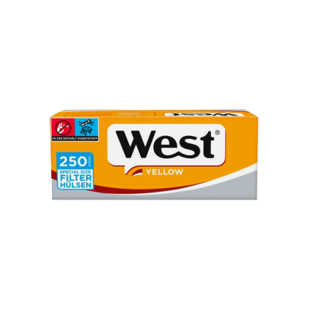 West Special Filter Size Yellow 250 Hülsen