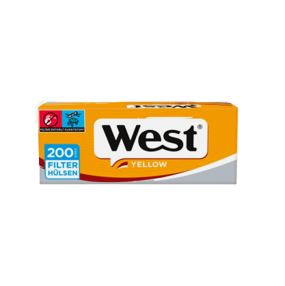 West Yellow Hülsen 200 Stück