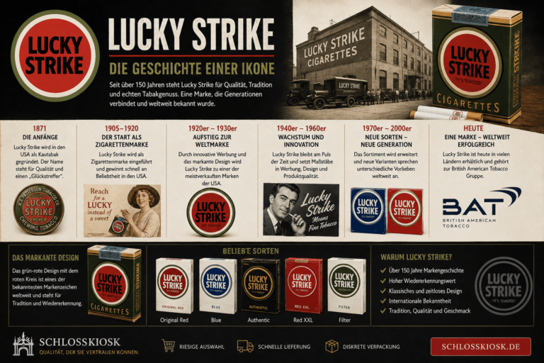 Die Geschichte von Lucky Strike – Eine Tabakmarke mit Tradition