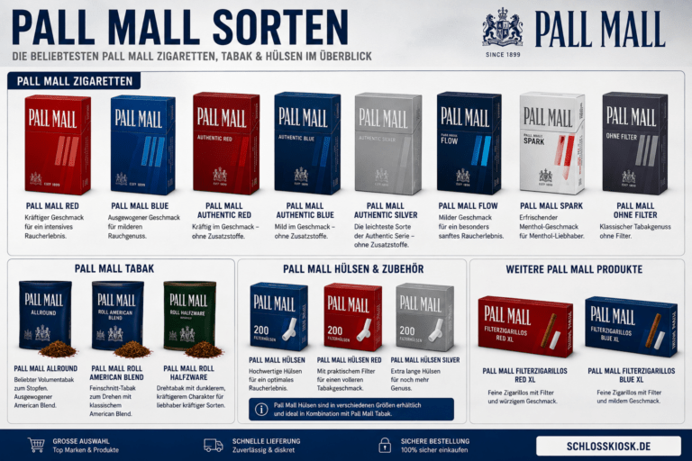 Pall Mall Sorten im Überblick