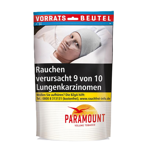 Paramount Mega Volumentabak 160g Beutel – Tabak zum Stopfen von Zigaretten
